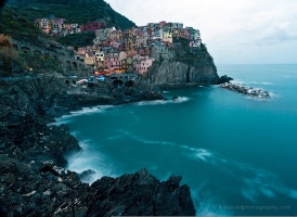 Manarola Cinque Terre Evening