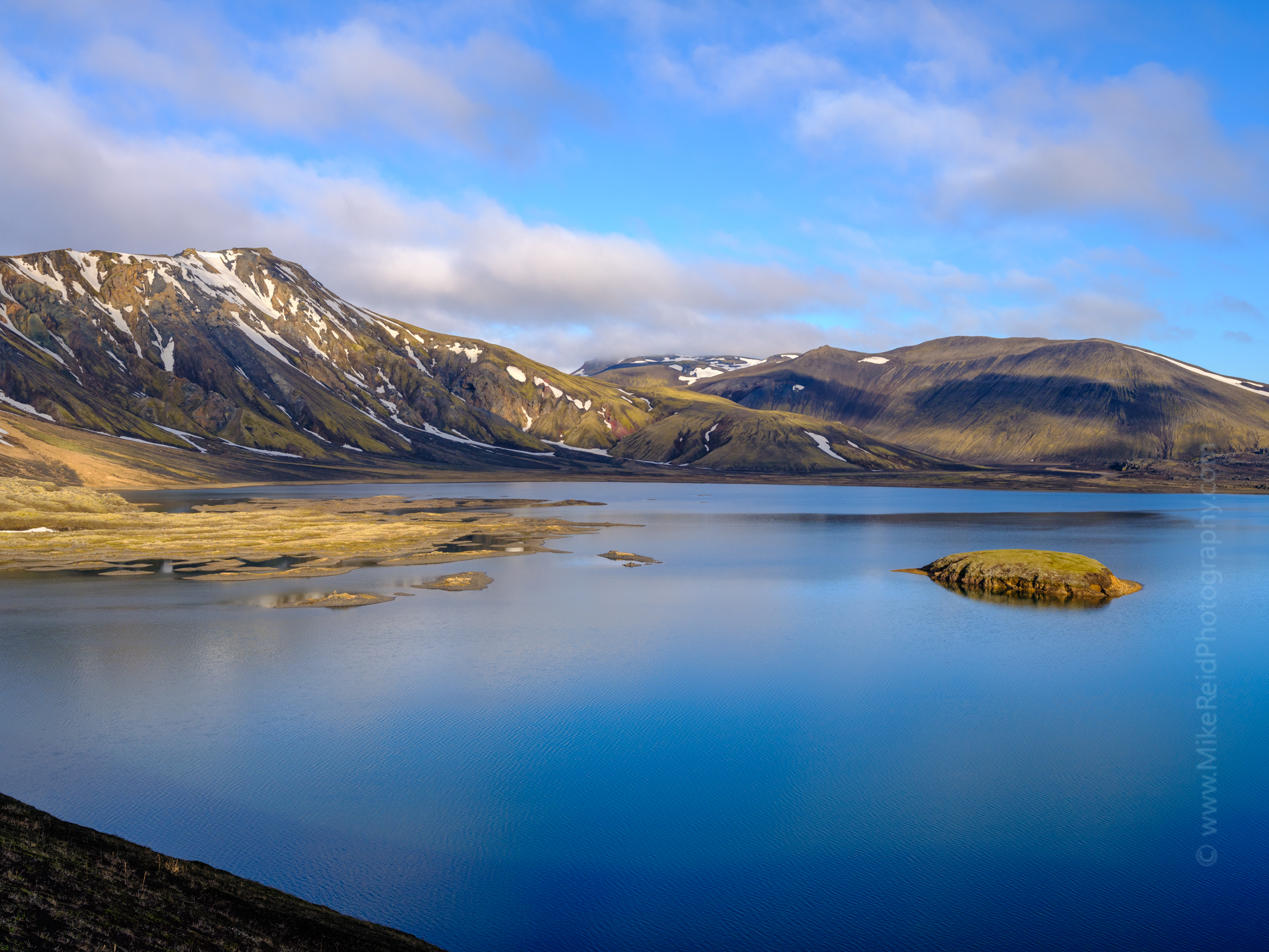 Iceland Highlands Landmannalaugar Calm Lake.jpg 