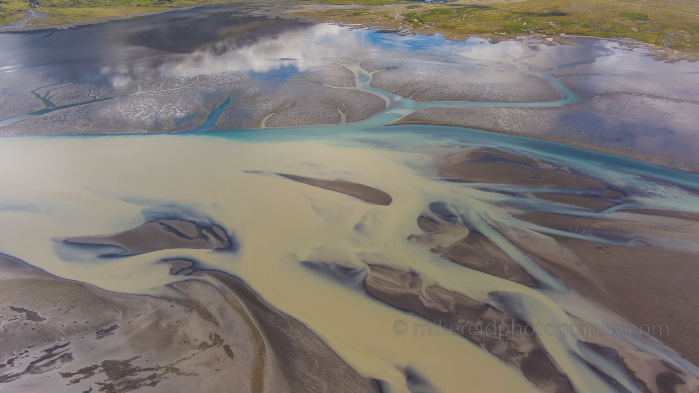 Over Iceland Braided Beach River Abstract.jpg 