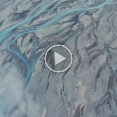 Over Iceland Drone Video Braided Rivers.mp4