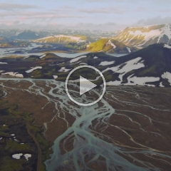 Over Iceland Drone Video Landmannalaugar Rivers 0120 To order a print please email me at  Mike Reid Photography