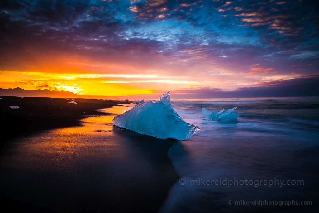 Glacial Blue Ice Jokulsarlon Iceland Sunrise.jpg
