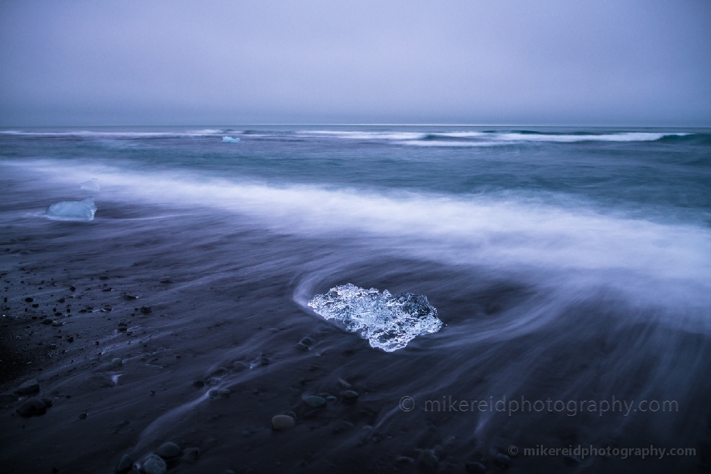 Iceland Jokulsarlon Beach Ice Wave Trails.jpg