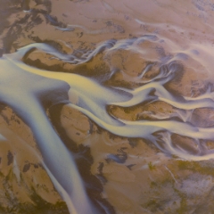 Iceland Aerial Braided River Abstract Colors.jpg