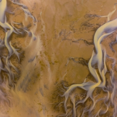 Iceland Aerial Braided River Delta Abstract.jpg