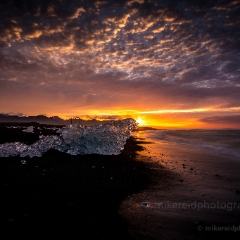 Iceland Jokulsarlon Black Sand Sunrise.jpg