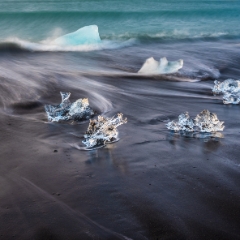 Iceland Jokulsarlon Ice beach Wave Motion GFX50s.jpg To order a print please email me at  Mike Reid Photography : Landmannalaugar, gfx50s