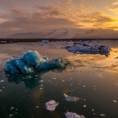 Iceland Jokulsarlon Icebergs Sunset.jpg