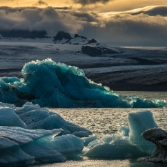 Iceland Jokulsarlon Sunset Hues of Blue.jpg