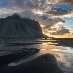 Iceland Stokksnes Vestrahorn  Black Sands Reflection.jpg
