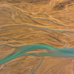 Over Iceland Drone Winding Blue Riverbed Highlands.jpg