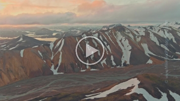 Over Iceland Drone Video Highlands Sunrise 2.mp4 The aerial perspective above Iceland is not to be missed. Drone or helicopter, these are awe-inspiring views. 7 trips later, I can't wait to go back this year....