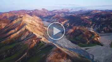 Over Iceland Landmannalaugar Drone Video.mp4