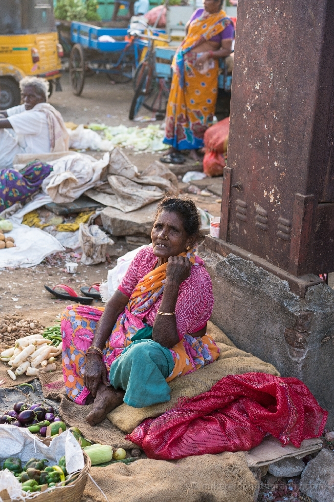 Woman at Market Koyambedu