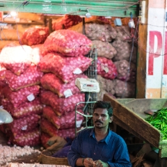 Garlic Stall Koyambedu To order a print please email me at  Mike Reid Photography : India, taj mahal, delhi, sanskriti, red palace, taj, travel, tourist