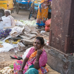 Woman at Market Koyambedu To order a print please email me at  Mike Reid Photography : India, taj mahal, delhi, sanskriti, red palace, taj, travel, tourist