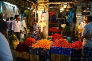 Chennai Flower Market Koyambedu Stall