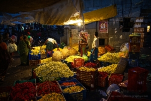 Chennai Koyambedu Flower Market Morning