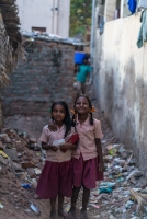 Girls Heading Home Chennai India