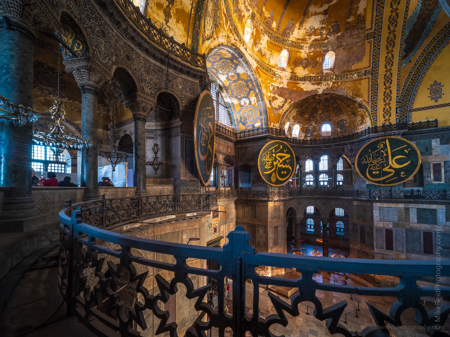 Istanbul Hagia Sophia Upper Railing Details 