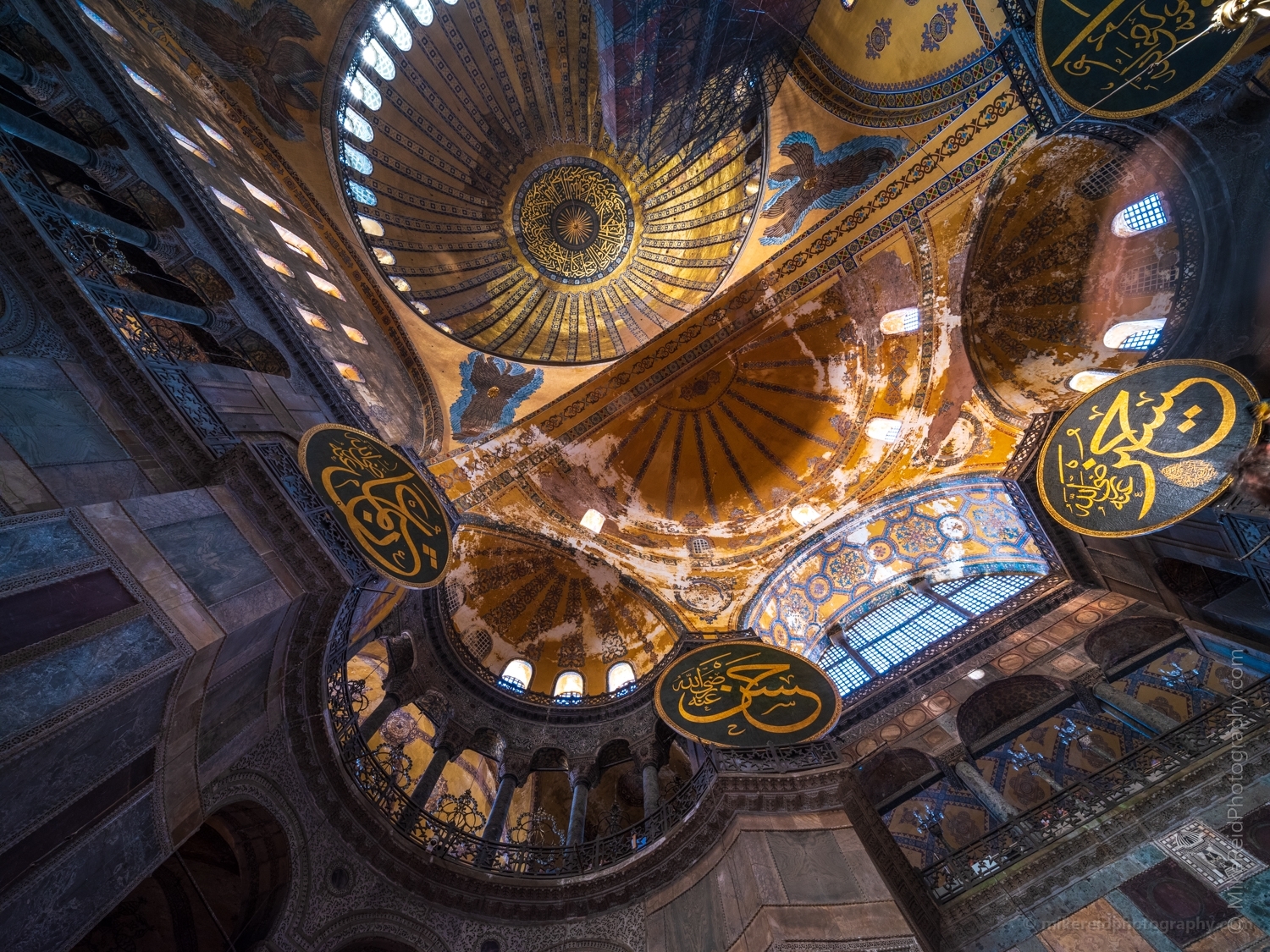 Istanbul Hagia Sophia Dawn LightMuseum Interior Detail
