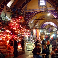 Grand Bazaar Lights Istanbul  Early morning visit to the Grand Bazaar in Istanbul To order a print please email me at  Mike Reid Photography : Bosphorus, Turkey, grand bazaar, istanbul, blue mosque