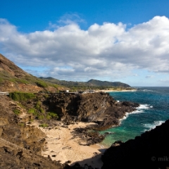 Coastal Road and Beach To order a print please email me at  Mike Reid Photography : hawaii, waikiki, oahu, big island, tropics, tropical, vacation, hawaiian islands, aloha, canon, sunny