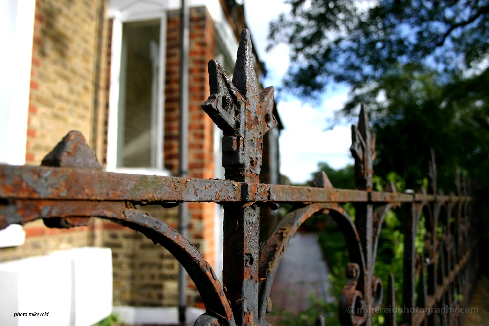 Iron Railing Closeup 