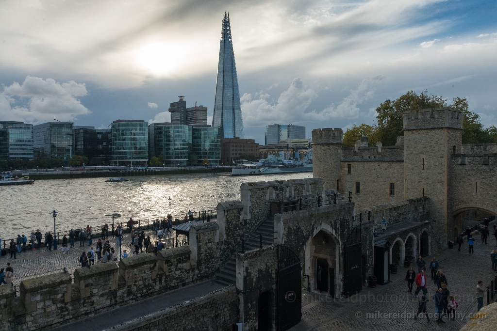 Shard from the Tower of London Ramparts