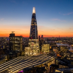 Over London Shard at Sunset DJI Mavic Pro 2 To order a print please email me at  Mike Reid Photography