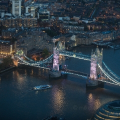 Tower Bridge from the Shard To order a print please email me at  Mike Reid Photography : london, uk, thames, big ben, bridge, england, rick steves, liberty, landscape, europe, london eye, pub, zeiss, otus, shardview