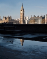 Big Ben Reflection London Big Ben Reflected Photograph