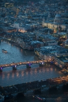 St Pauls Cathedral and Thames from the Shard