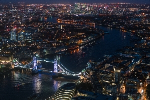 Tower Bridge Night View from the Shard