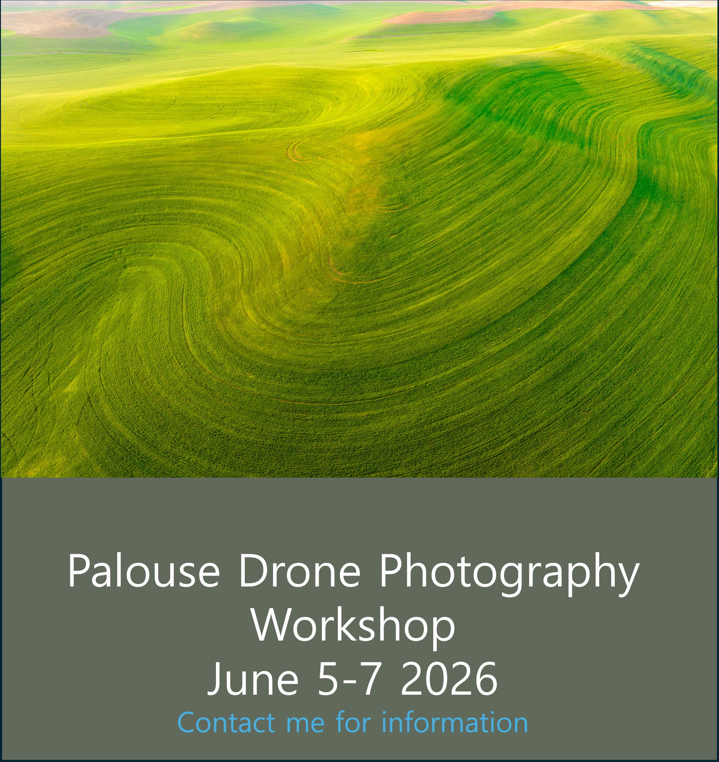 Palouse Drone Photography Workshop June 5–7 2026