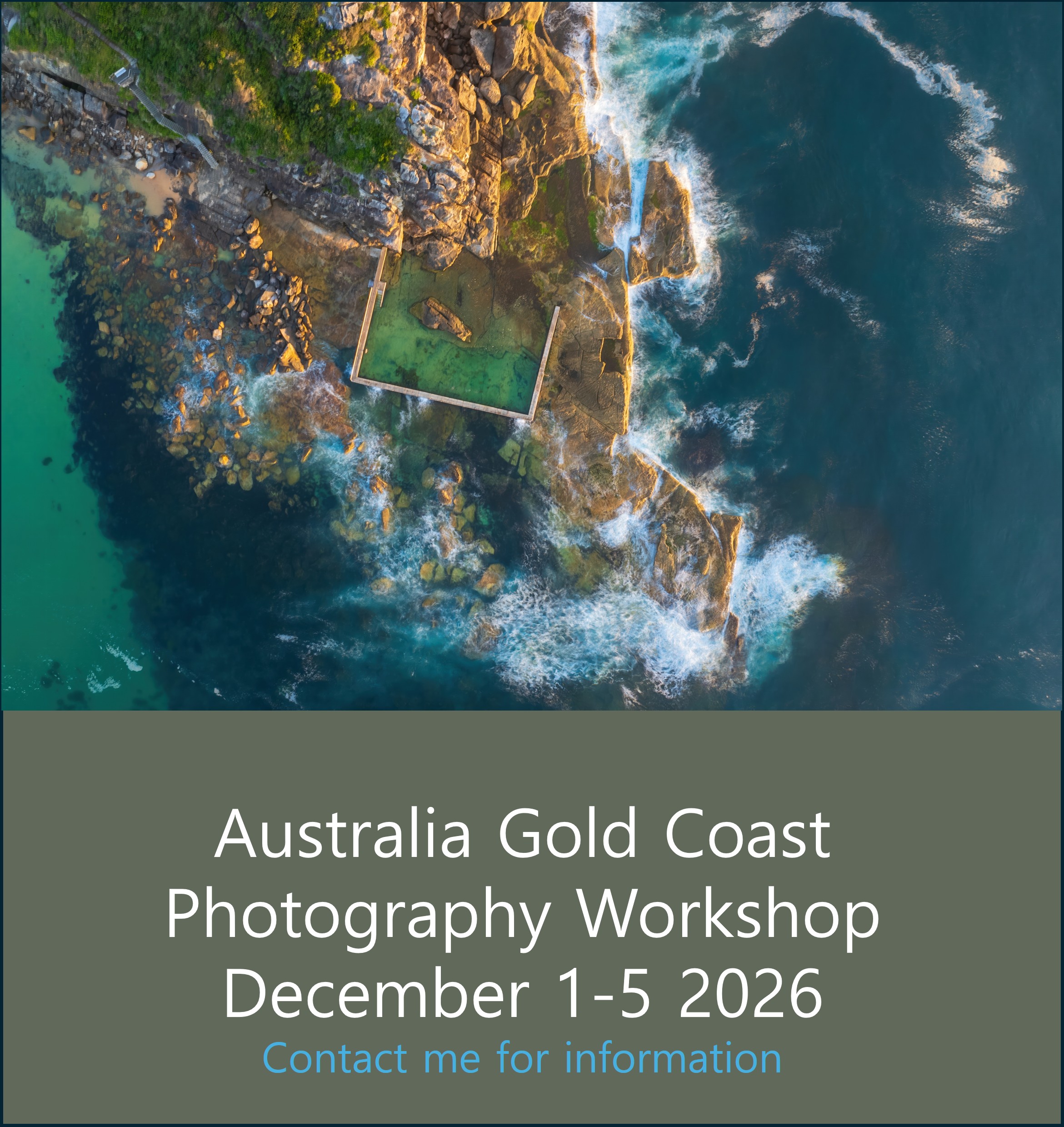Australia Gold Coast Photography Workshop December 1–5 2026