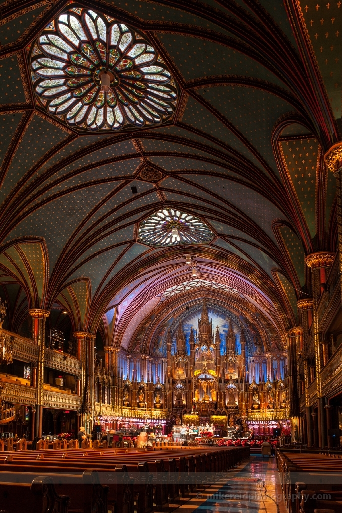 Notre Dame Overhead