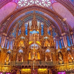 Notre Dame Montreal Colors To order a print please email me at  Mike Reid Photography : Notre-Dame Basilica, ottawa, montreal, church, catholic, le Gros Bourdon, casavant, notre dame