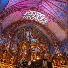 Notre Dame Pianist To order a print please email me at  Mike Reid Photography : Notre-Dame Basilica, ottawa, montreal, church, catholic, le Gros Bourdon, casavant, notre dame