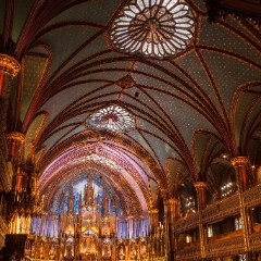 Notre Dame Wide Colors To order a print please email me at  Mike Reid Photography : Notre-Dame Basilica, ottawa, montreal, church, catholic, le Gros Bourdon, casavant, notre dame