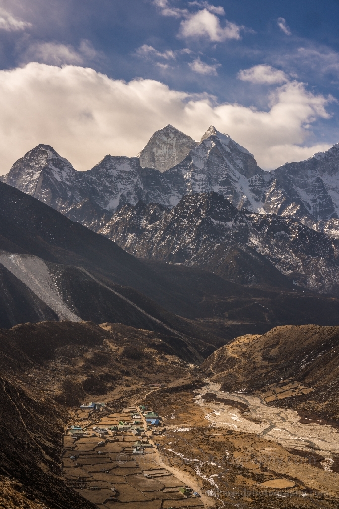 Looking Back on Dingboche Nepal