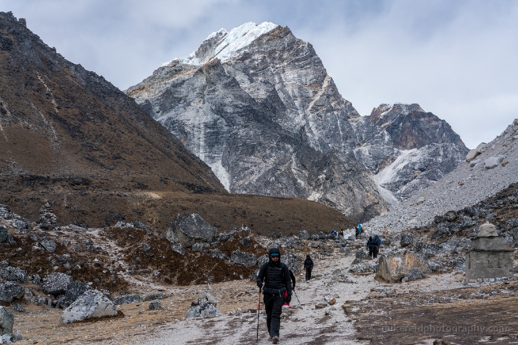 Nepal Trekkers Through Thokla Pass