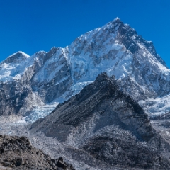 Lhotse Pano.jpg To order a print please email me at  Mike Reid Photography : nepal, everest, himalayas, mountains, kathmandu, peaks, trave, l, travel photography, glaciers, mount everest, lhotse, ama dablam, everest base camp, kalla patthar