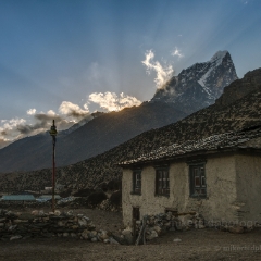 Tabuche Peak Sunrays.jpg To order a print please email me at  Mike Reid Photography : nepal, everest, himalayas, mountains, kathmandu, peaks, trave, l, travel photography, glaciers, mount everest, lhotse, ama dablam, everest base camp, kalla patthar