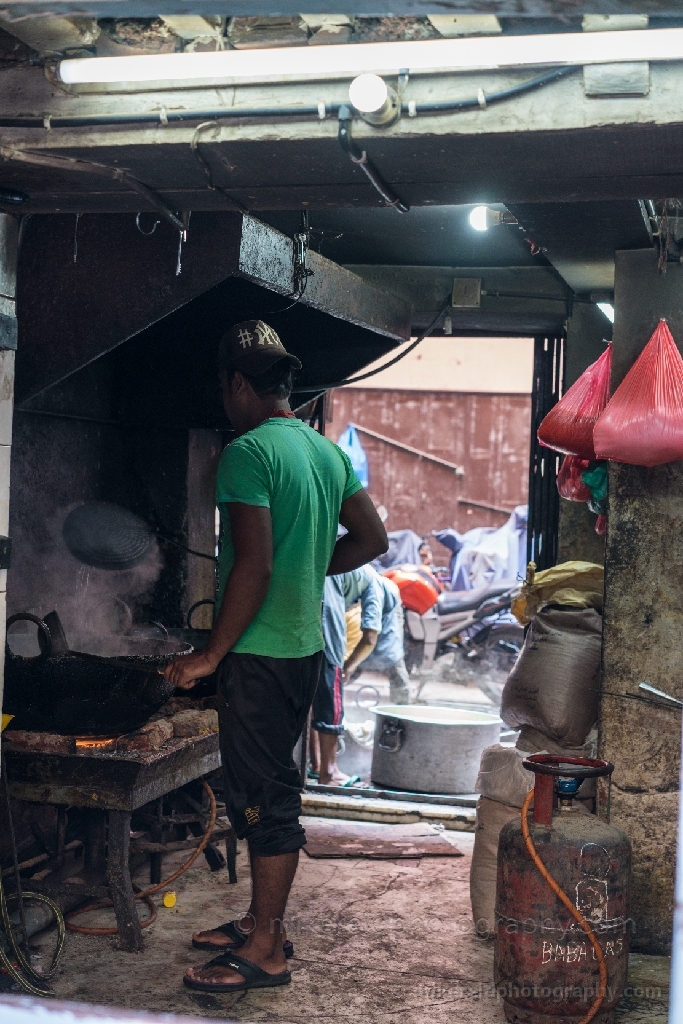 Streetside Cooking Kathmandu