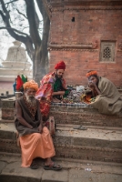 Just Say No To Drugs A Group of Sadhus