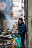 Kathmandu Corn Roasting