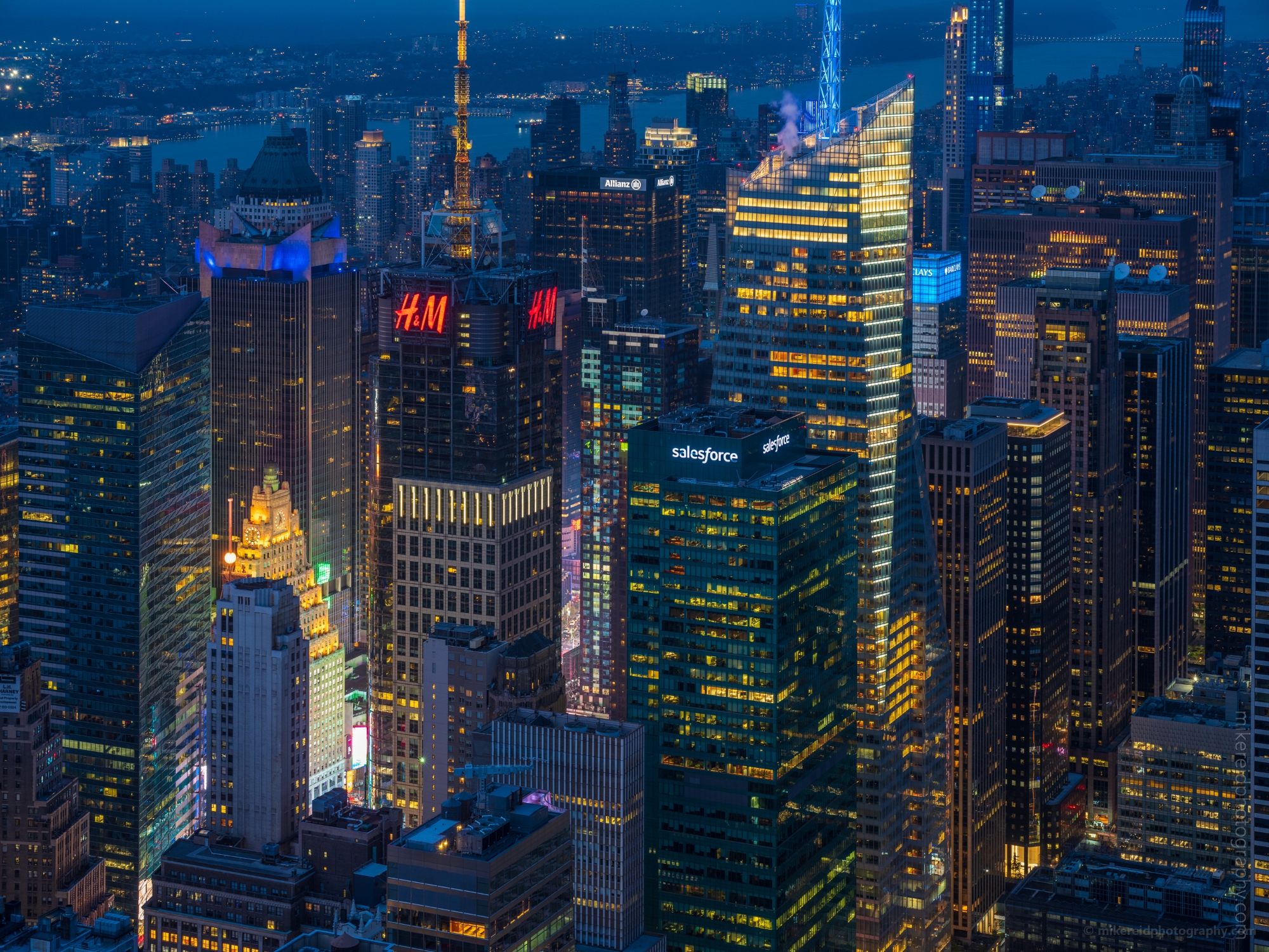 New York City Photography Mid Town Manhattan and Times Square Night