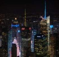 Times square View from the Empire State Building