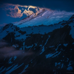 Moonlit Mount Baker and Clouds To order a print please email me at  Mike Reid Photography : shuksan, baker, mount baker, mount shuksan, washington, washington state, northwest, northwest images, northwest photography, washington state photography, nature, sunset, sunrise, reid, moon